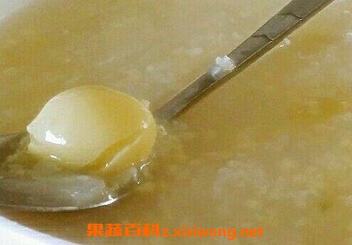 白果小米粥的功效