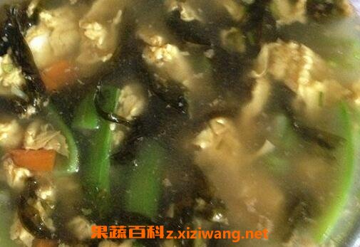 丝瓜紫菜汤有什么作用