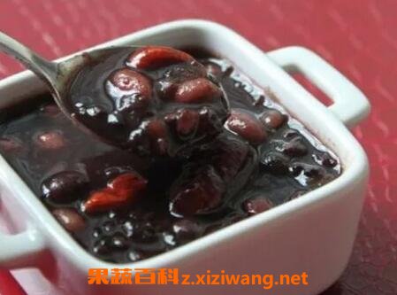 红枣红豆黑米粥的功效及作用