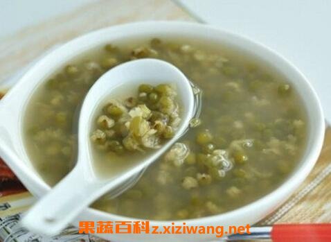 冰糖绿豆汤的功效与作用