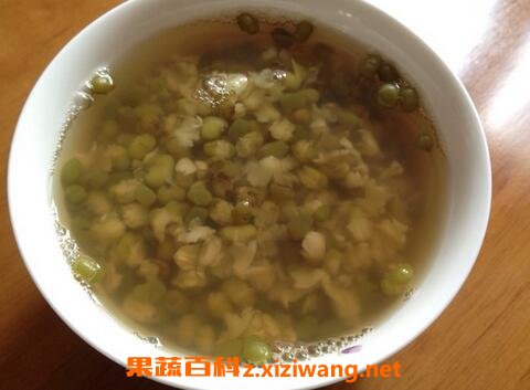 绿豆汤为什么是红色的