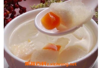 煮白梨水的功效与作用
