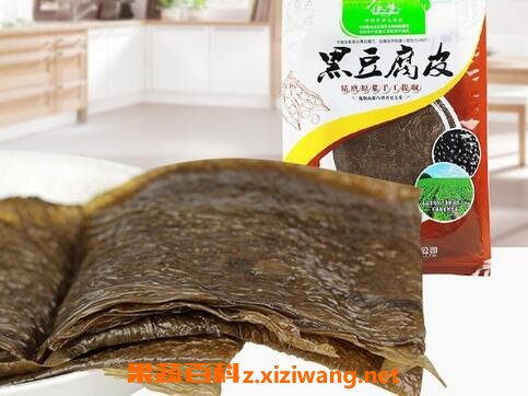 黑豆腐皮的功效与作用