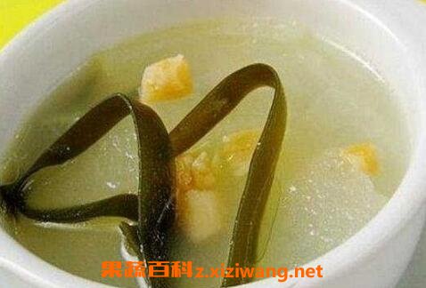 海带冬瓜汤的材料和做法步骤