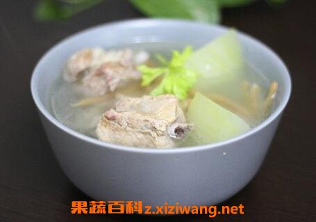 冬瓜排骨汤的功效与做法