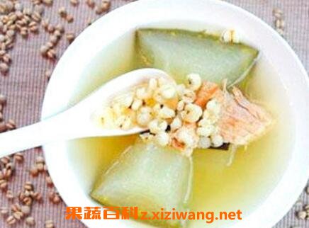 冬瓜薏米的功效与作用