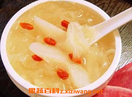 银耳冰糖梨汤的作用与功效