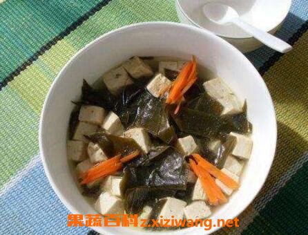 海带骨头豆腐汤的功效与作用