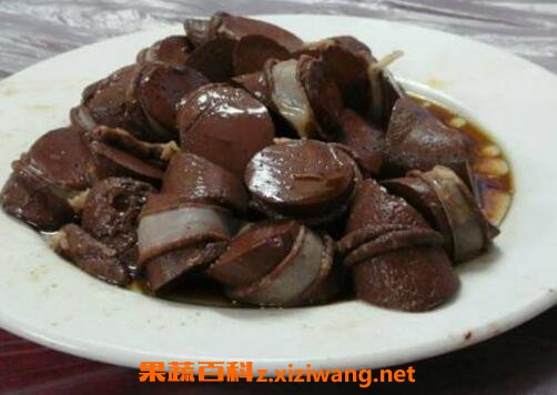 猪血肠跟什么食物相克