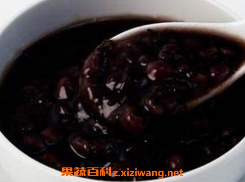 煮黑豆红糖核桃的功效与作用