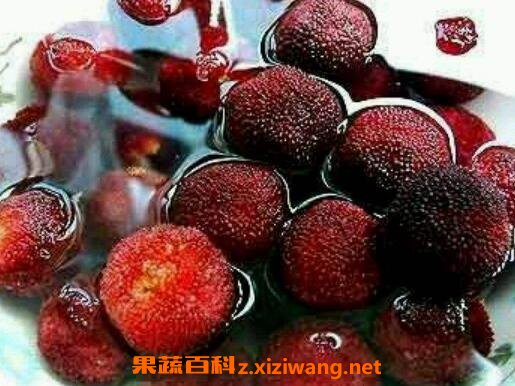 煮熟杨梅的功效与作用