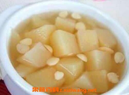 白萝卜和梨煮水的功效