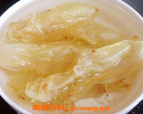 花胶的功效与作用及禁忌