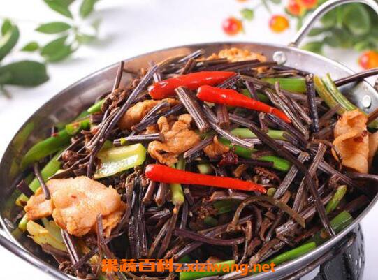蕨菜干怎么制作 蕨菜干的常见做法