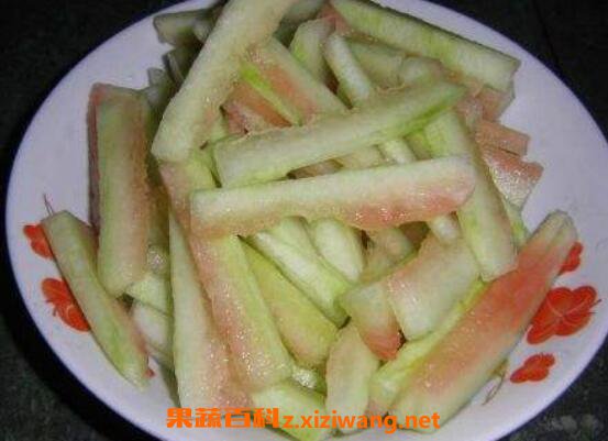西瓜皮怎么做好吃 西瓜皮的食用方法大全