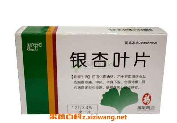 银杏叶片的功效与作用及禁忌