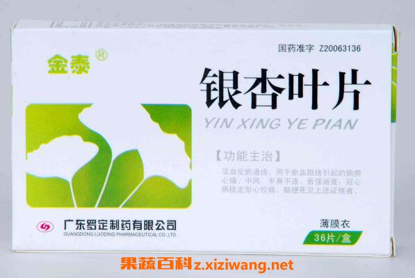 银杏叶片的功效与作用及禁忌