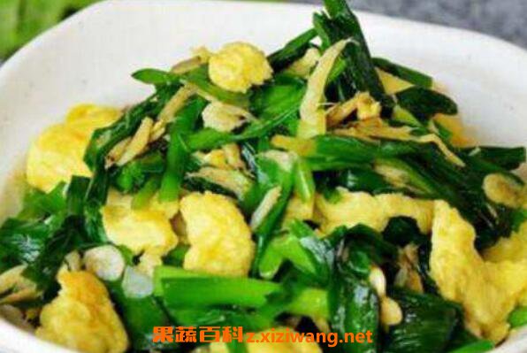 韭菜炒蛋的功效与作用