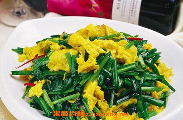 韭菜炒蛋的功效与作用