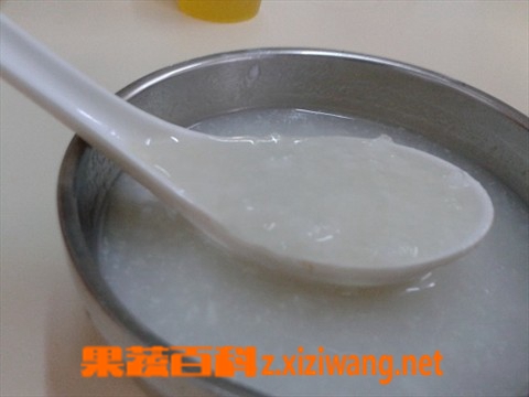果蔬百科綿滑白粥