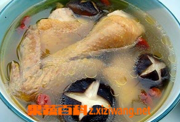 果蔬百科香菇鸡汤