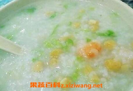 虾仁玉米粥的功效与作用