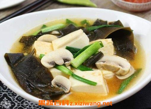 海带骨头豆腐汤的功效与作用
