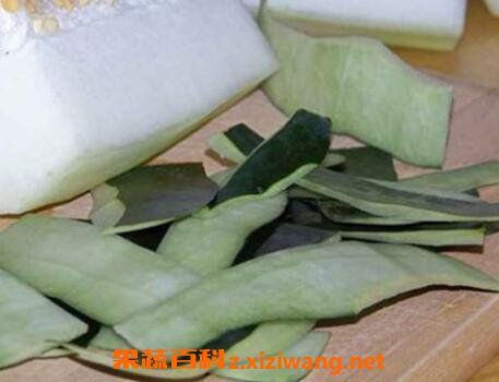 煮冬瓜皮的功效与作用及药用价值