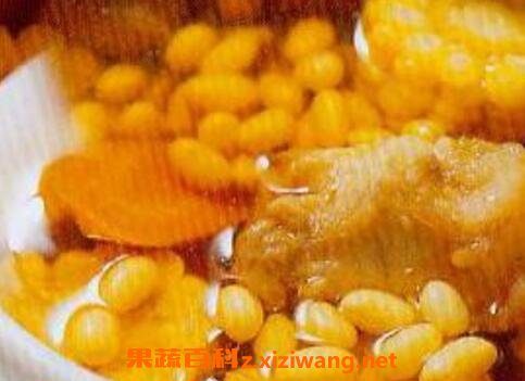 胡萝卜黄豆汤的功效与作用