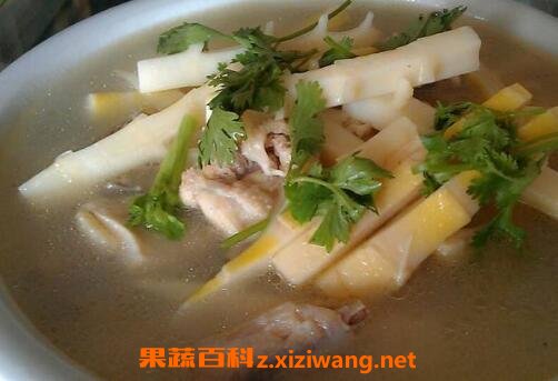 竹笋干排骨汤的功效与作用