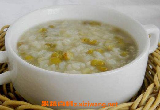 绿豆稀饭的功效与作用
