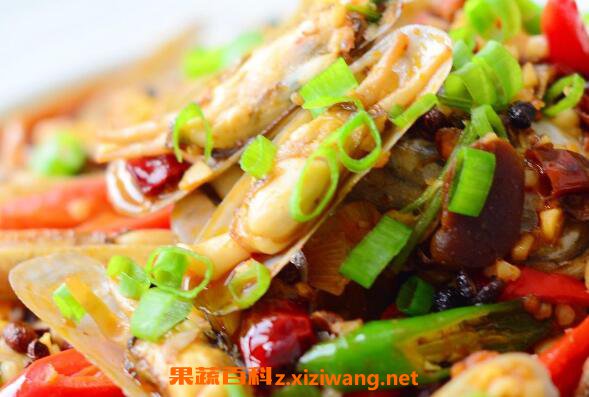 蛏子怎么吃 蛏子的家常做法大全